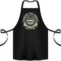 Forever Two Wheels Motorbike Biker Cotton Apron 100% Organic Black