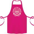 Forever Two Wheels Motorbike Biker Cotton Apron 100% Organic Pink
