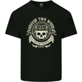 Forever Two Wheels Motorbike Biker Mens Cotton T-Shirt Tee Top Black