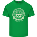 Forever Two Wheels Motorbike Biker Mens Cotton T-Shirt Tee Top Irish Green