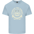 Forever Two Wheels Motorbike Biker Mens Cotton T-Shirt Tee Top Light Blue