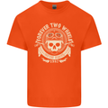 Forever Two Wheels Motorbike Biker Mens Cotton T-Shirt Tee Top Orange