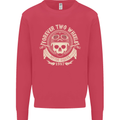 Forever Two Wheels Motorbike Biker Mens Sweatshirt Jumper Heliconia