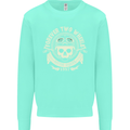 Forever Two Wheels Motorbike Biker Mens Sweatshirt Jumper Peppermint