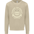Forever Two Wheels Motorbike Biker Mens Sweatshirt Jumper Sand