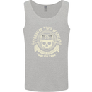 Forever Two Wheels Motorbike Biker Mens Vest Tank Top Sports Grey