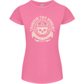 Forever Two Wheels Motorbike Biker Womens Petite Cut T-Shirt Azalea