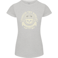 Forever Two Wheels Motorbike Biker Womens Petite Cut T-Shirt Sports Grey