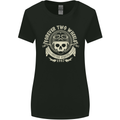 Forever Two Wheels Motorbike Biker Womens Wider Cut T-Shirt Black