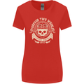 Forever Two Wheels Motorbike Biker Womens Wider Cut T-Shirt Red
