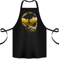 Forsaken Planet Environment Climate Change Cotton Apron 100% Organic Black