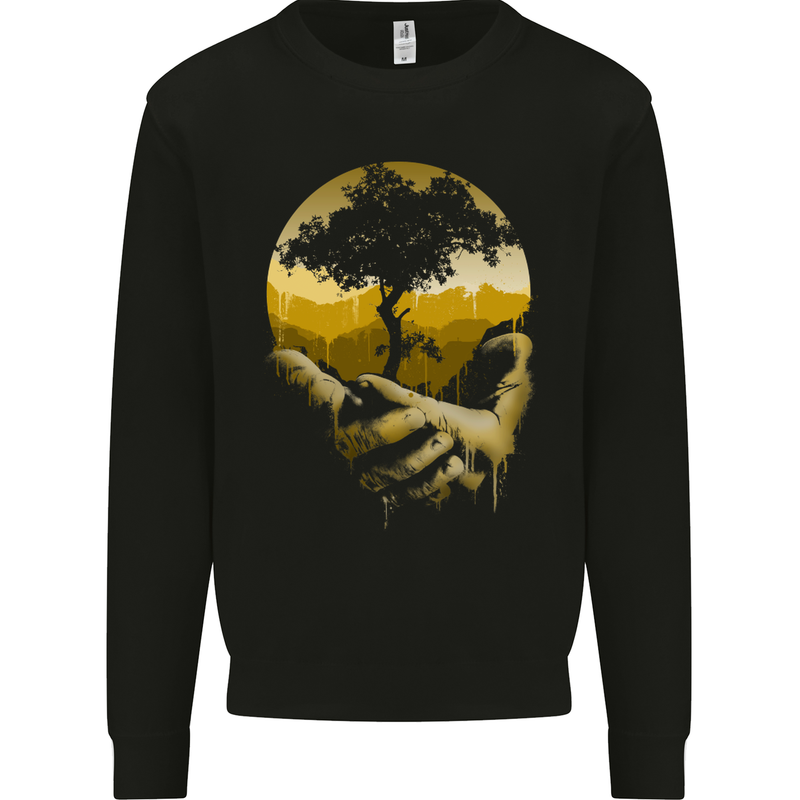Forsaken Planet Environment Climate Change Kids Sweatshirt Jumper Black