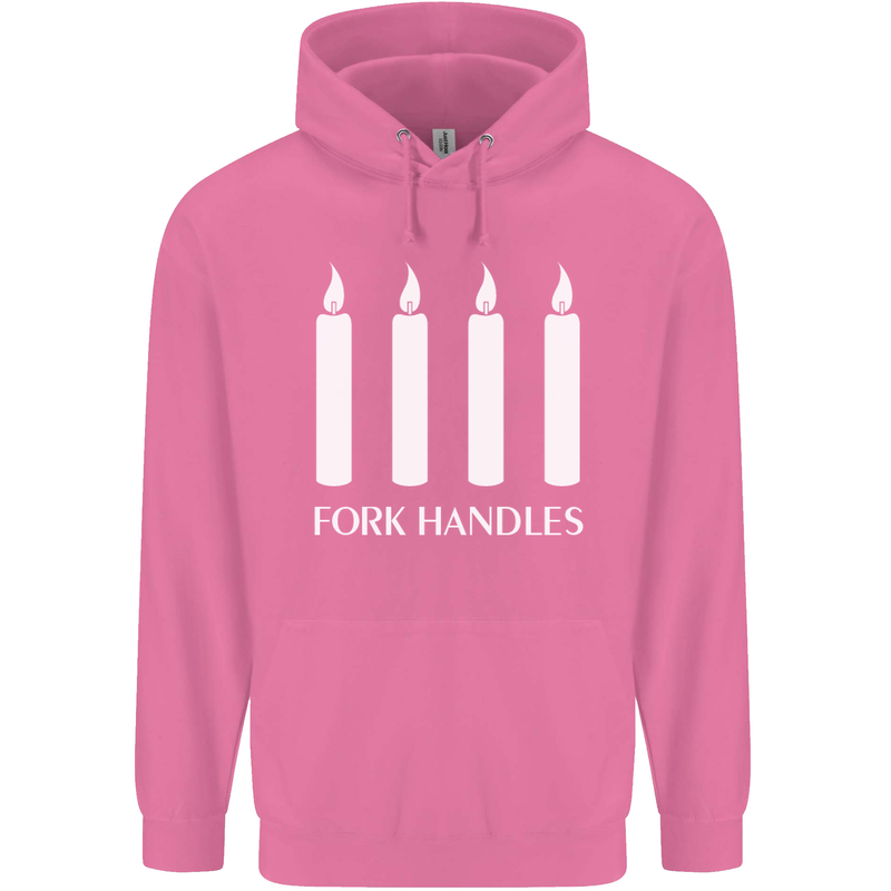 Four Candles Fork Handles Funny Two Ronnies Mens 80% Cotton Hoodie Azelea