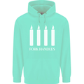 Four Candles Fork Handles Funny Two Ronnies Mens 80% Cotton Hoodie Peppermint