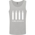 Four Candles Fork Handles Funny Two Ronnies Mens Vest Tank Top Sports Grey