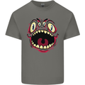 Four Eyed Scary Monster Halloween Kids T-Shirt Childrens Charcoal