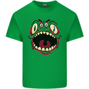 Four Eyed Scary Monster Halloween Kids T-Shirt Childrens Irish Green