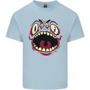 Four Eyed Scary Monster Halloween Kids T-Shirt Childrens Light Blue