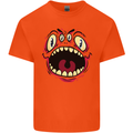 Four Eyed Scary Monster Halloween Kids T-Shirt Childrens Orange