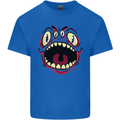 Four Eyed Scary Monster Halloween Kids T-Shirt Childrens Royal Blue