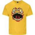 Four Eyed Scary Monster Halloween Kids T-Shirt Childrens Yellow