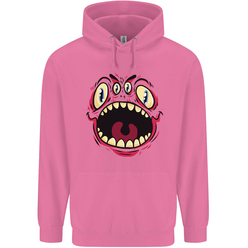 Four Eyed Scary Monster Halloween Mens 80% Cotton Hoodie Azelea