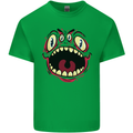 Four Eyed Scary Monster Halloween Mens Cotton T-Shirt Tee Top Irish Green