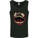 Four Eyed Scary Monster Halloween Mens Vest Tank Top Black