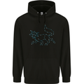 Fox Celtic Zodiac Sign Childrens Kids Hoodie Black