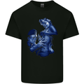 Frankenstein Tattooing Marilyn Halloween Mens Cotton T-Shirt Tee Top Black