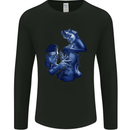 Frankenstein Tattooing Marilyn Halloween Mens Long Sleeve T-Shirt Black