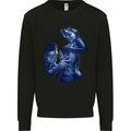 Frankenstein Tattooing Marilyn Halloween Mens Sweatshirt Jumper Black