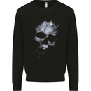 Freaky Skulll Biker Gothic Mens Sweatshirt Jumper Black