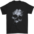 Freaky Skulll Biker Gothic Mens T-Shirt Cotton Gildan Black