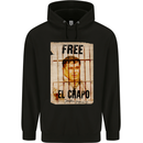 Free El Chapo Cocaine Drugs Cartel Childrens Kids Hoodie Black