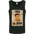 Free El Chapo Cocaine Drugs Cartel Mens Vest Tank Top Black