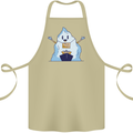 Free Hugs Iceberg and Ship Environment Cotton Apron 100% Organic Khaki