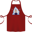 Free Hugs Iceberg and Ship Environment Cotton Apron 100% Organic Maroon