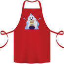 Free Hugs Iceberg and Ship Environment Cotton Apron 100% Organic Red