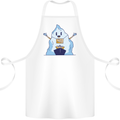 Free Hugs Iceberg and Ship Environment Cotton Apron 100% Organic White