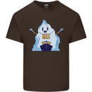 Free Hugs Iceberg and Ship Environment Kids T-Shirt Childrens Chocolate