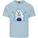 Free Hugs Iceberg and Ship Environment Kids T-Shirt Childrens Light Blue
