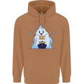 Free Hugs Iceberg and Ship Environment Mens 80% Cotton Hoodie Caramel Latte