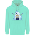Free Hugs Iceberg and Ship Environment Mens 80% Cotton Hoodie Peppermint