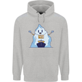 Free Hugs Iceberg and Ship Environment Mens 80% Cotton Hoodie Sports Grey