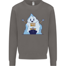 Free Hugs Iceberg and Ship Environment Mens Sweatshirt Jumper Charcoal