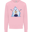 Free Hugs Iceberg and Ship Environment Mens Sweatshirt Jumper Light Pink