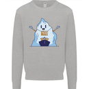 Free Hugs Iceberg and Ship Environment Mens Sweatshirt Jumper Sports Grey