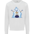 Free Hugs Iceberg and Ship Environment Mens Sweatshirt Jumper White