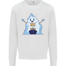 Free Hugs Iceberg and Ship Environment Mens Sweatshirt Jumper White